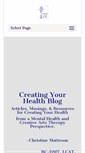 Mobile Screenshot of creatingyourhealth.org